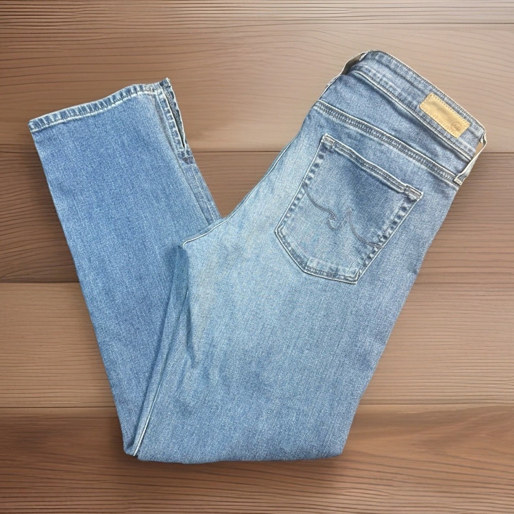 AG Adriano Goldschmied Jeans Sz 32 Womens High Rise Stevie Ankle Anthropologie